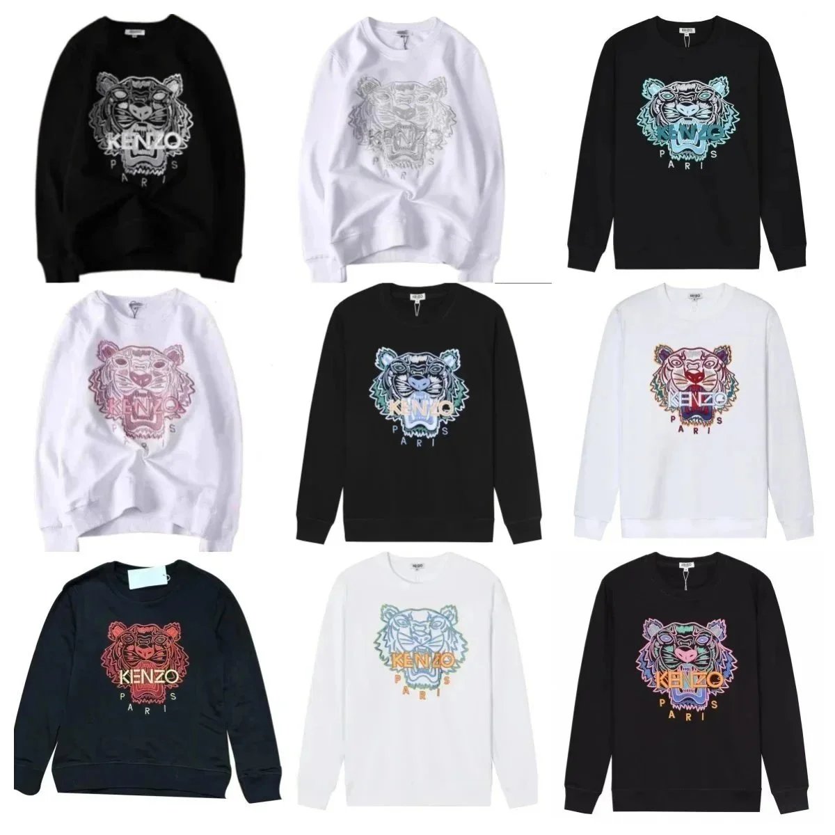 KENZO Trendy Tiger Head Sweatshirt