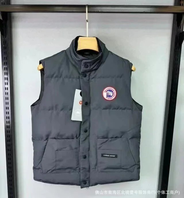 Canada Goose Vest Gray Down Vest - 7