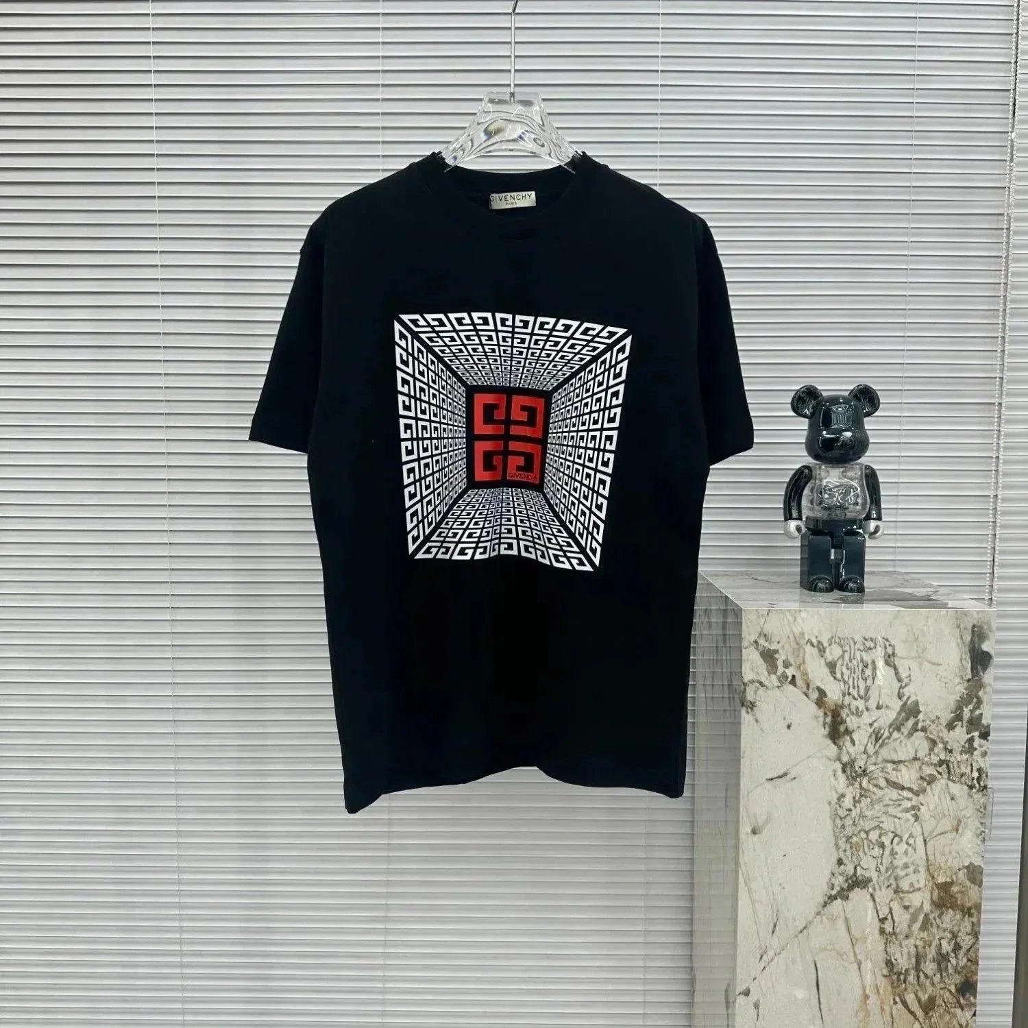 Givenchy x Disney Bambi Gradient Print Black T-Shirt - 6