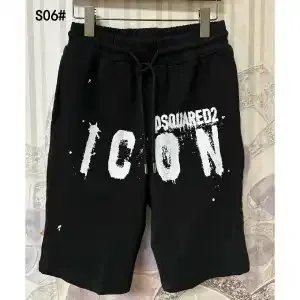 DSQUARED2 Logo Print Black Shorts - 9