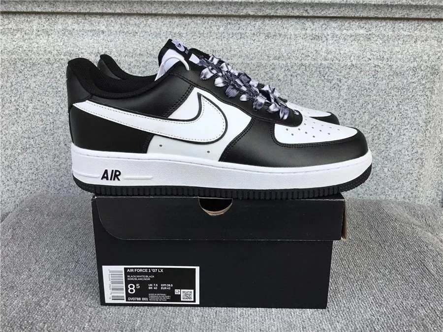 Nike Air Force 1 '07 LX Black/White Sneakers - 1