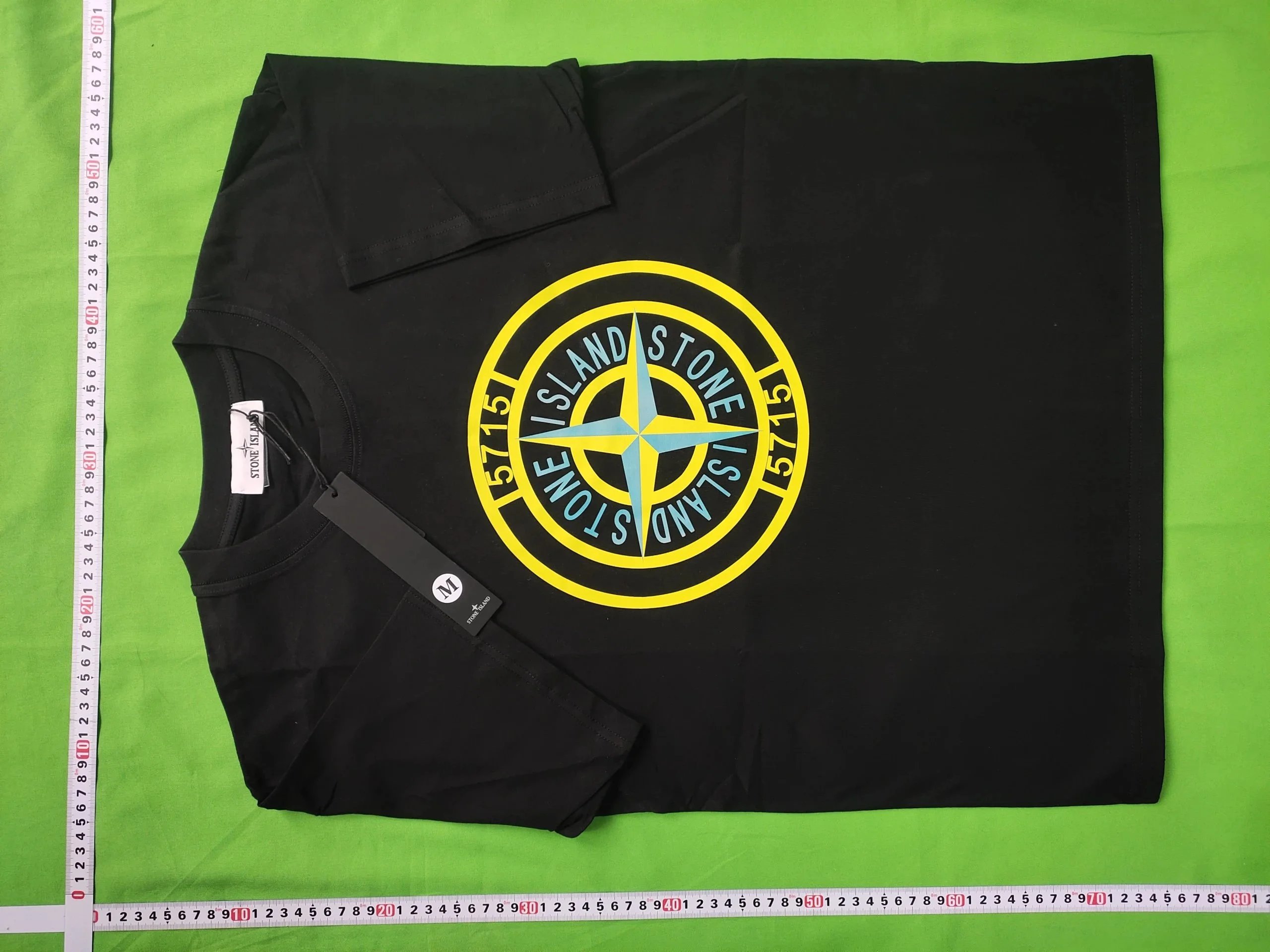 Stone Island Compass Logo White T-Shirt - 6