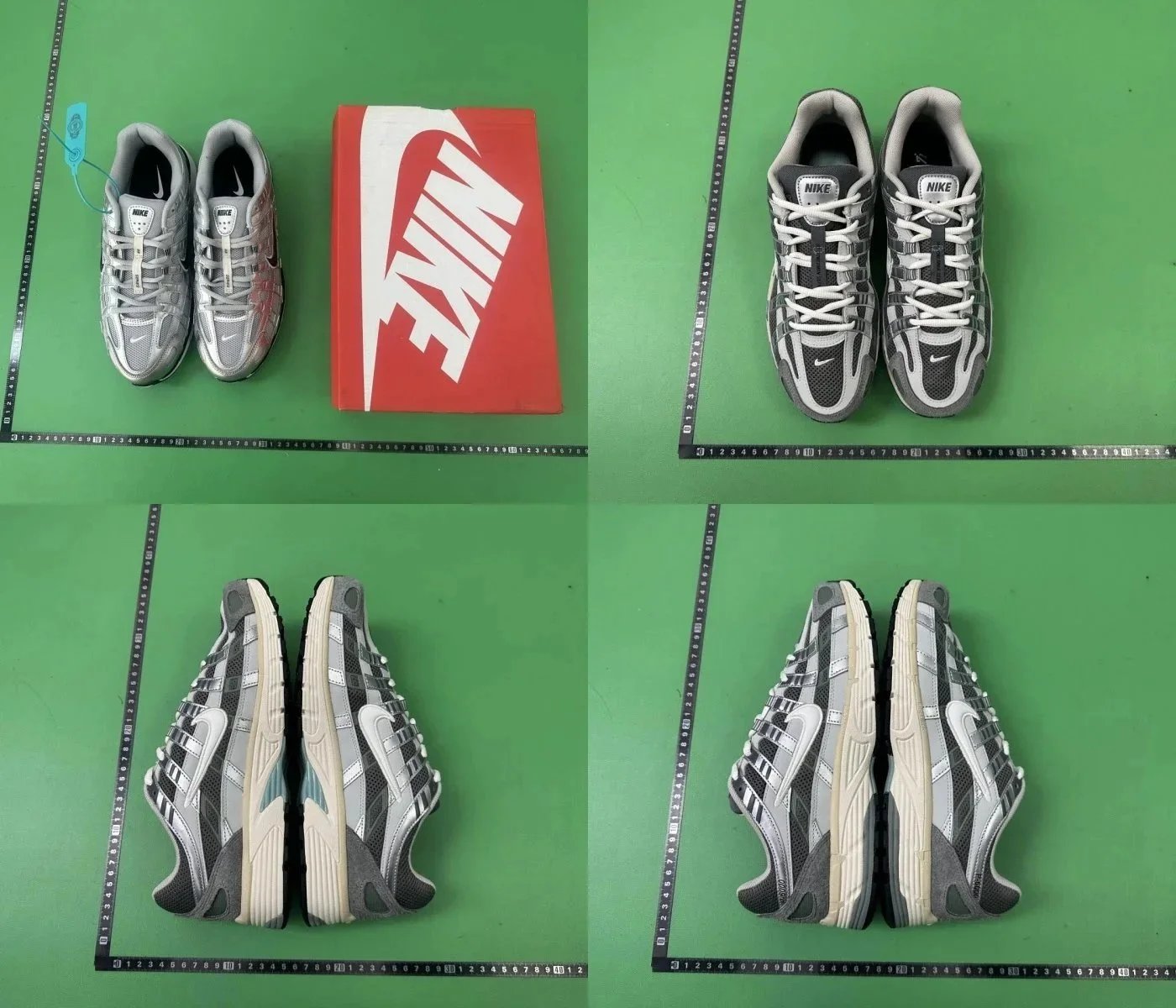 Nike P-6000 Silver Navy Blue Running Shoes - 3