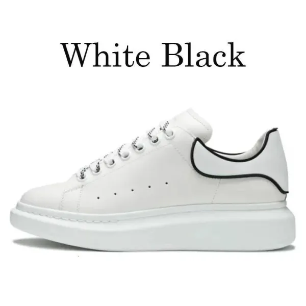 Alexander McQueen Oversized Sneaker White with Holographic Heel Tab Sneakers - 4
