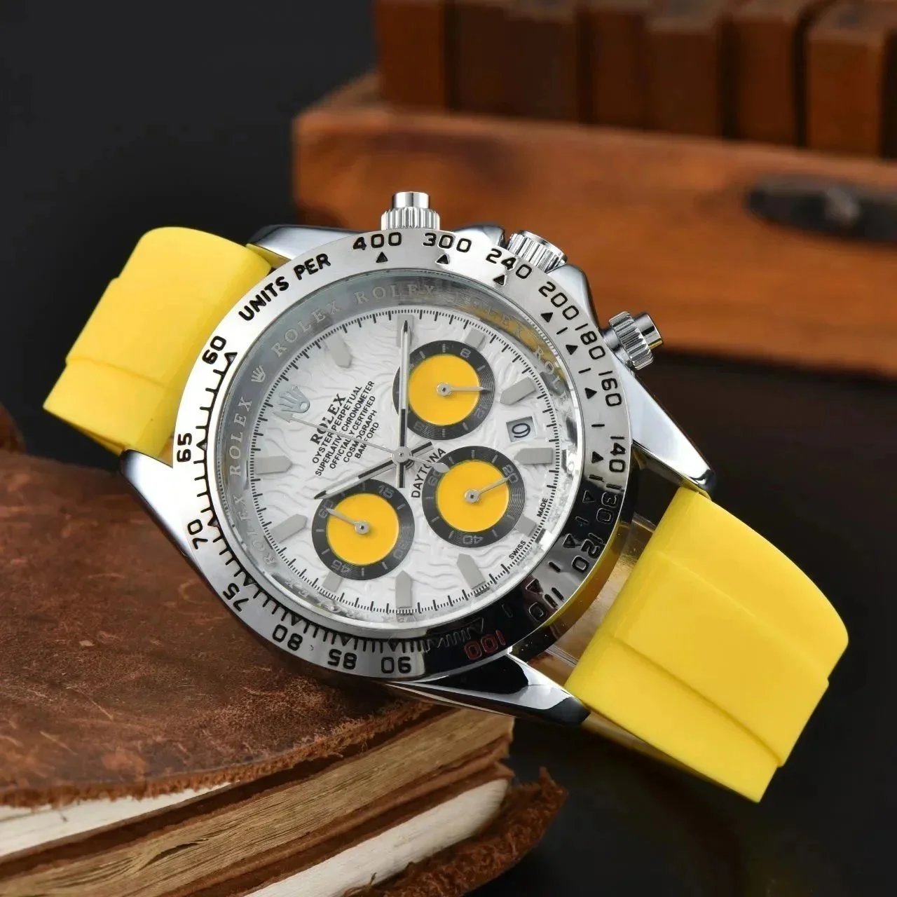 Rolex Daytona x Jean-Michel Basquiat Multicolor Chronograph Watch - 4