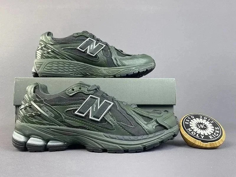 New Balance 2002R Army Green Sneakers - 1