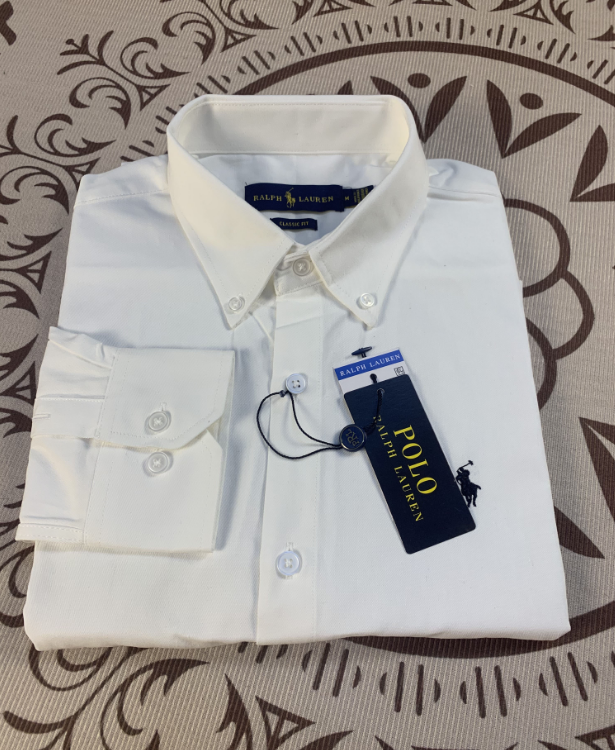 Polo Ralph Lauren Classic Fit Button-Down Shirt Beige - 7