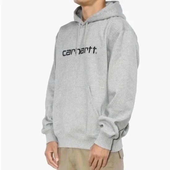 Carhartt Work In Progress Script Logo Hoodie Black - 7