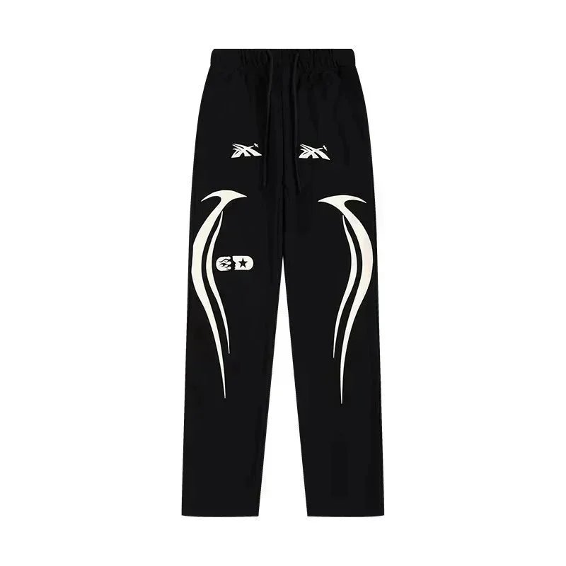 Hellstar Flame Logo Sweatpants Gray - 11