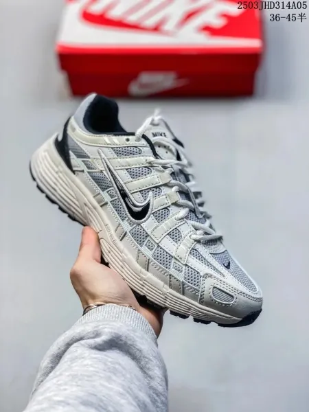 Nike P-6000 Light Bone/Gray Sneakers - 1