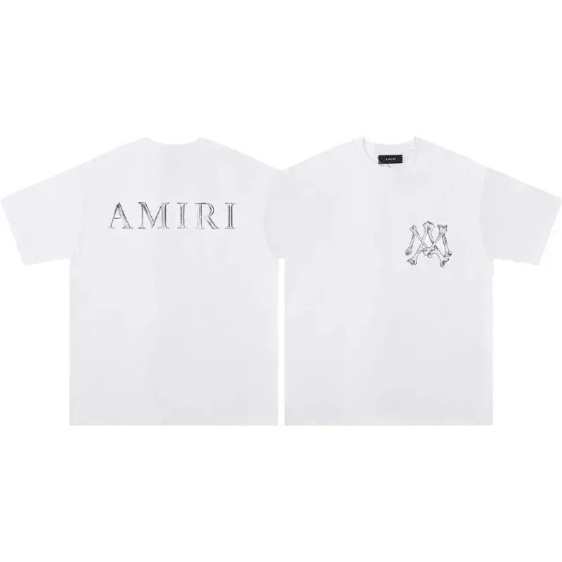 Amiri Sword Logo White T-Shirt - 7