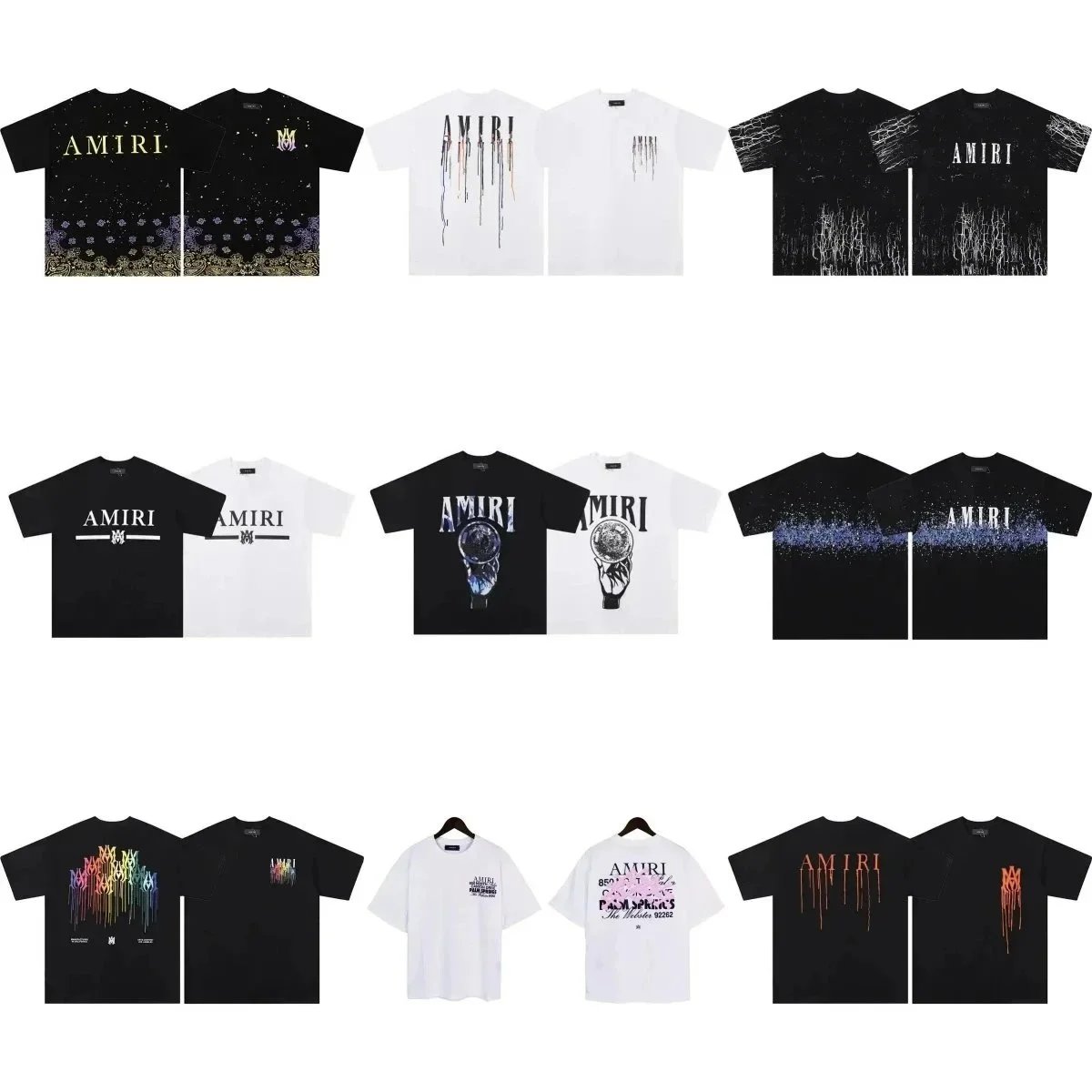 Amiri Sword Logo White T-Shirt - 2