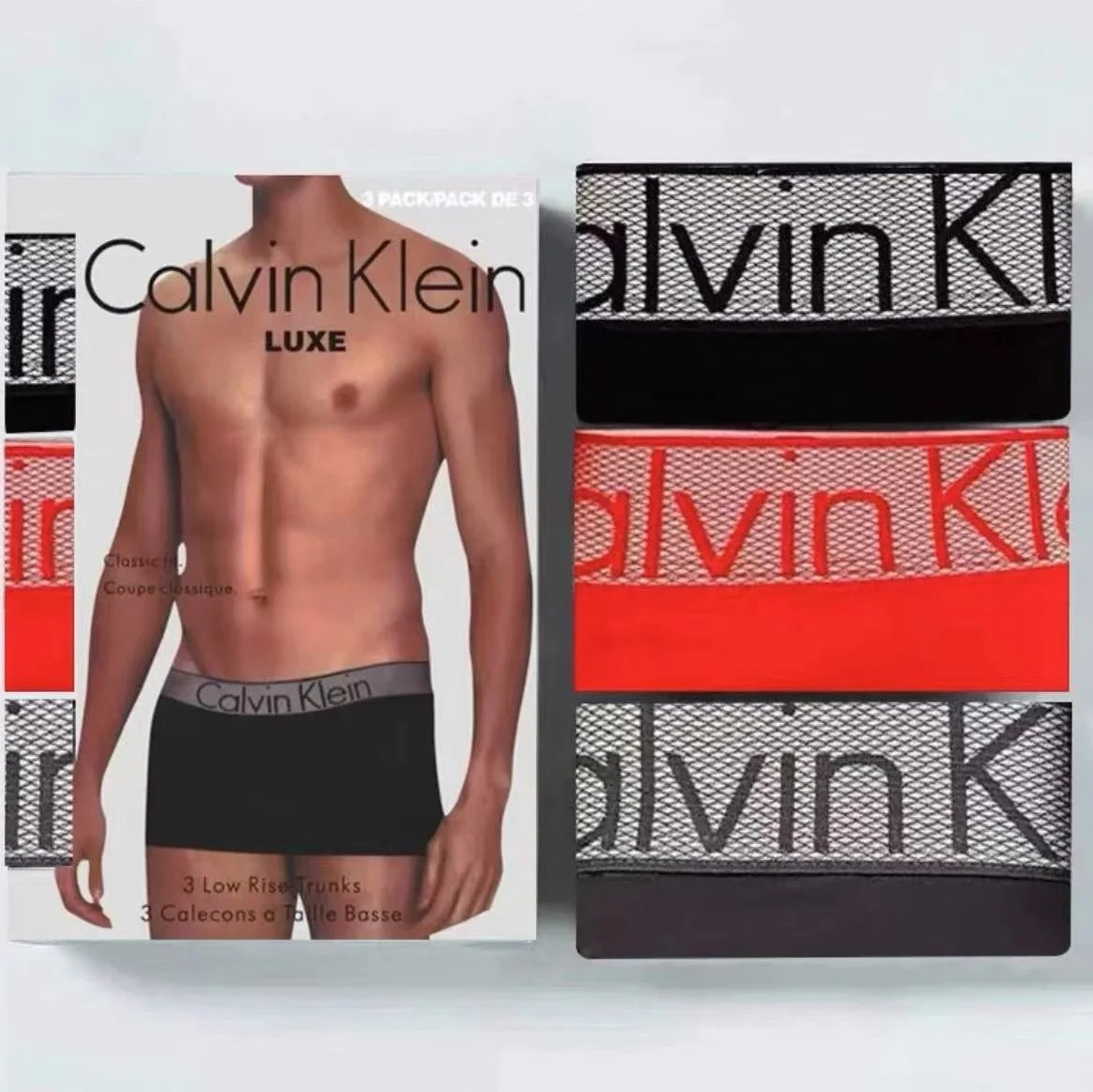 Style 2 Black + Red + Gray (Mesh)