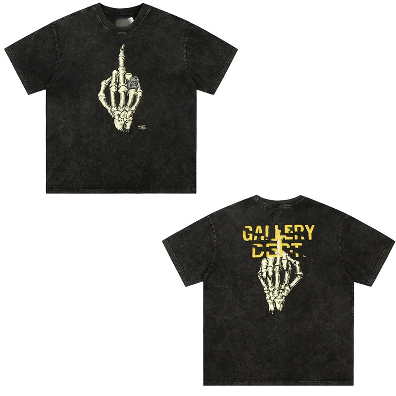 Gallery Dept. Distressed Graphic T-Shirt Black - 4