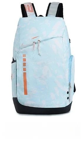 Nike Elite Backpack Light Blue Marble Print Casual Backpack