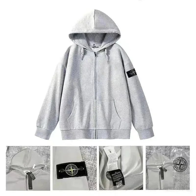 Stone Island Compass Logo Print White T-Shirt - 10