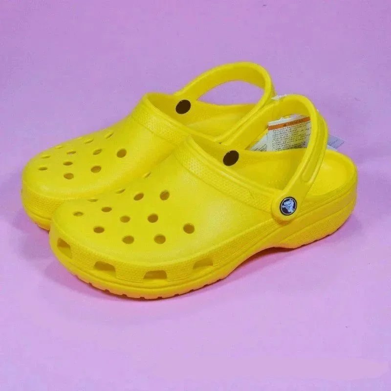 Crocs Classic Clog Yellow Sandals - 1