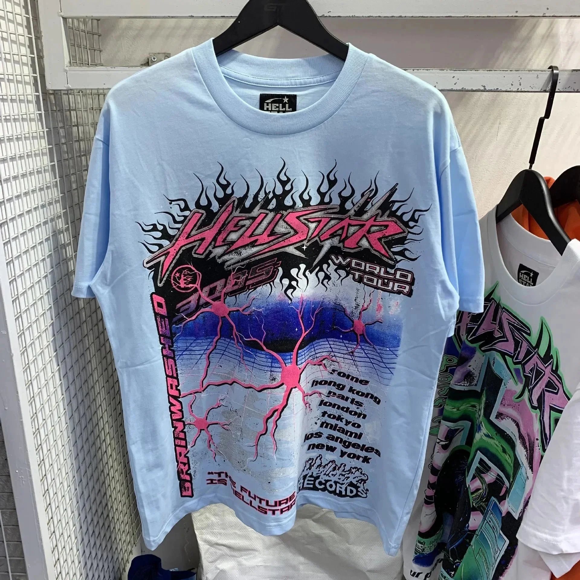 Hellstar Path to Paradise White Graphic T-Shirt - 10
