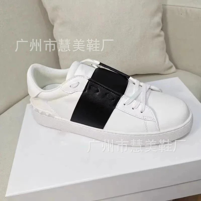 Valentino Rockstud Low-Top White Sneakers - 10