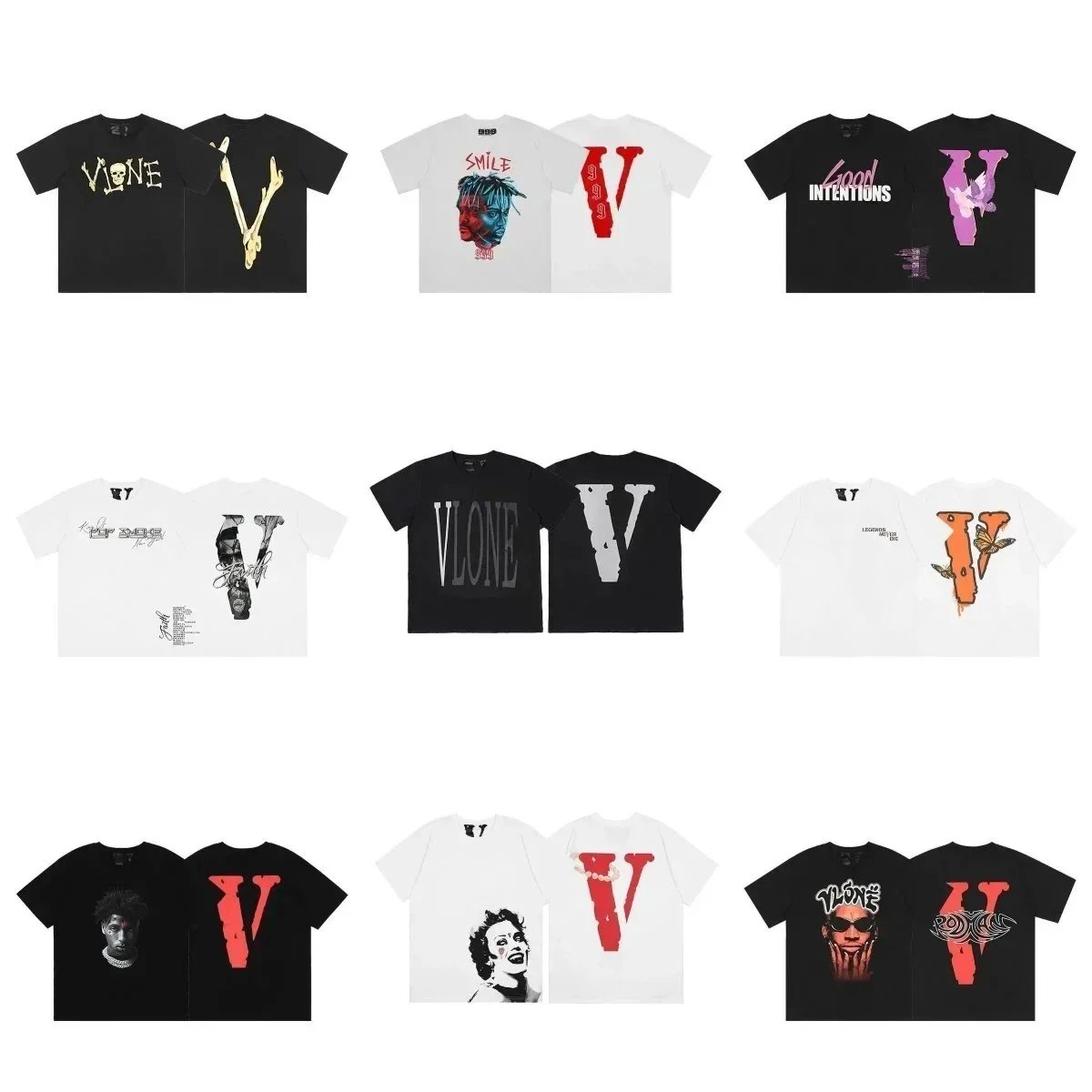 Vlone Big V Logo Graphic T-Shirt