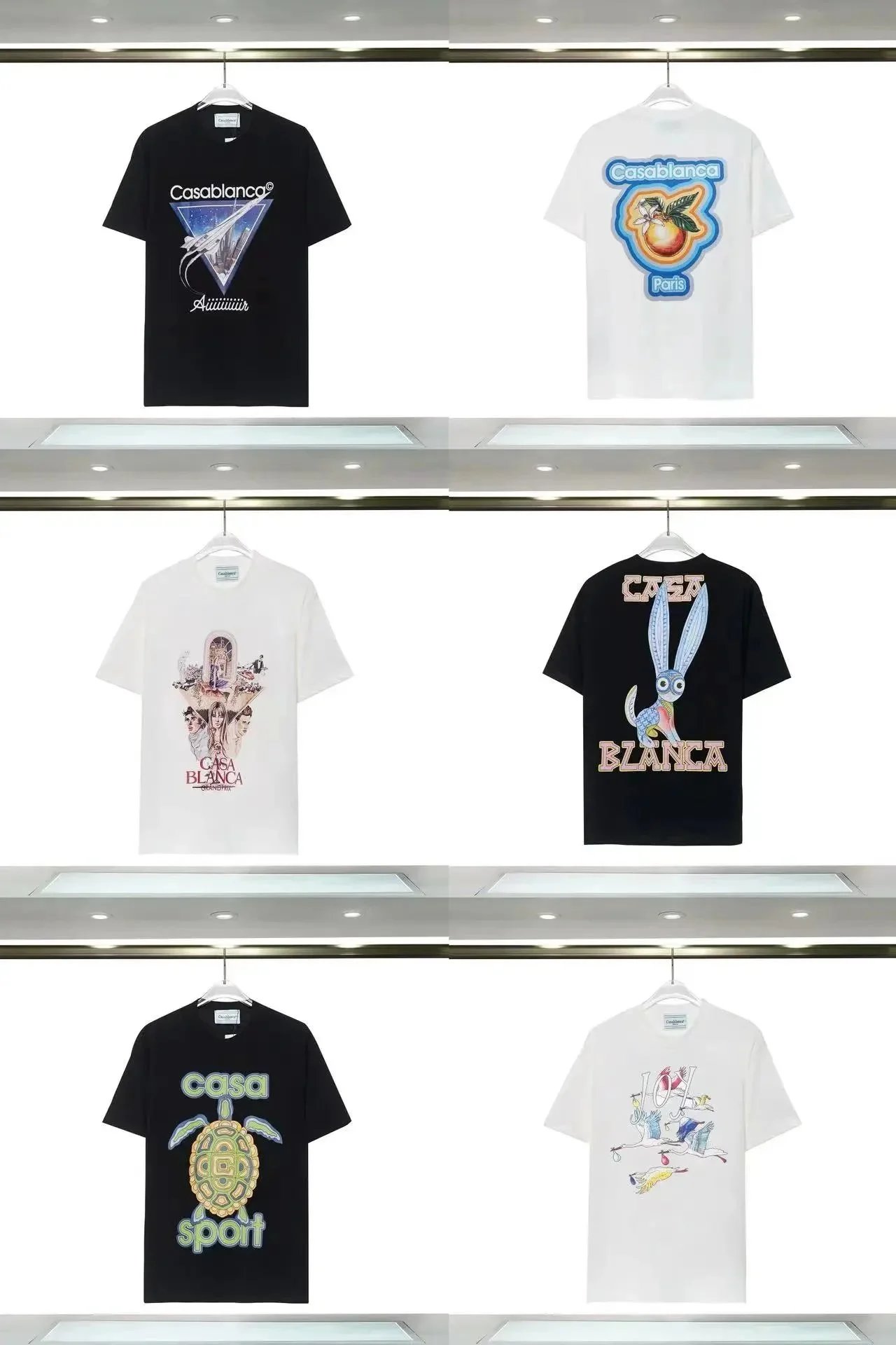 Casablanca Paris Citrus Graphic Black T-Shirt - 2