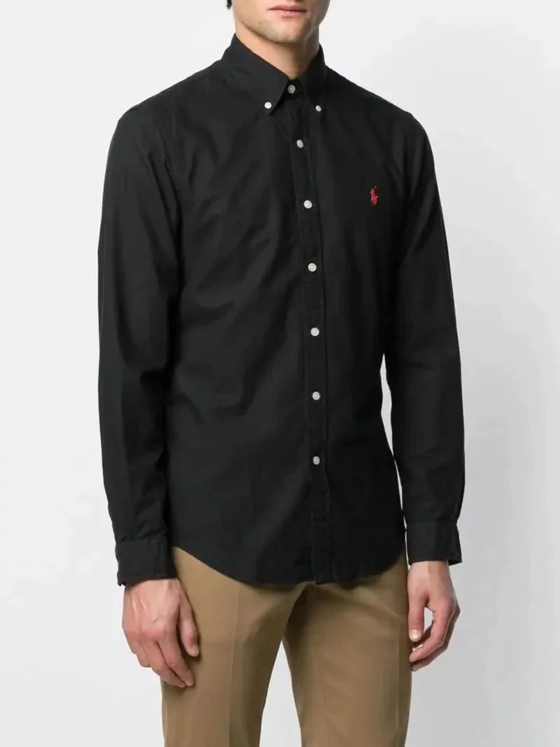 Polo Ralph Lauren Classic Fit Button-Down Shirt Beige - 3