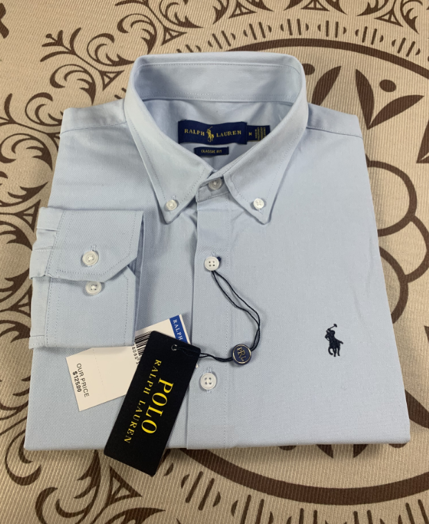 Polo Ralph Lauren Classic Fit Button-Down Shirt Beige - 10