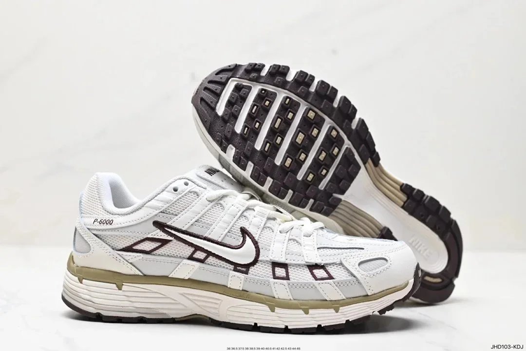 Nike P-6000 Silver Navy Blue Running Shoes - 9