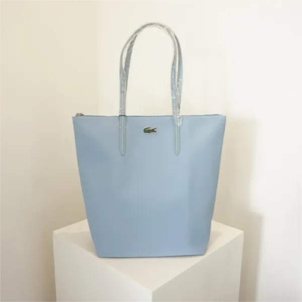 Lacoste L.12.12 Tote Bag Pale Blue Handbag - 1