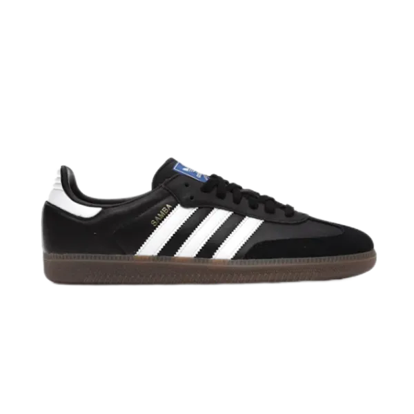 Adidas Originals Samba Classic Black White Gum Sneakers - 3