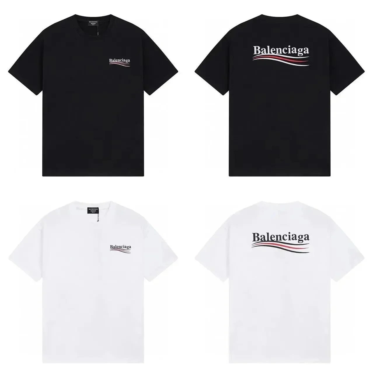 Balenciaga BB Logo T-Shirt Black - 8