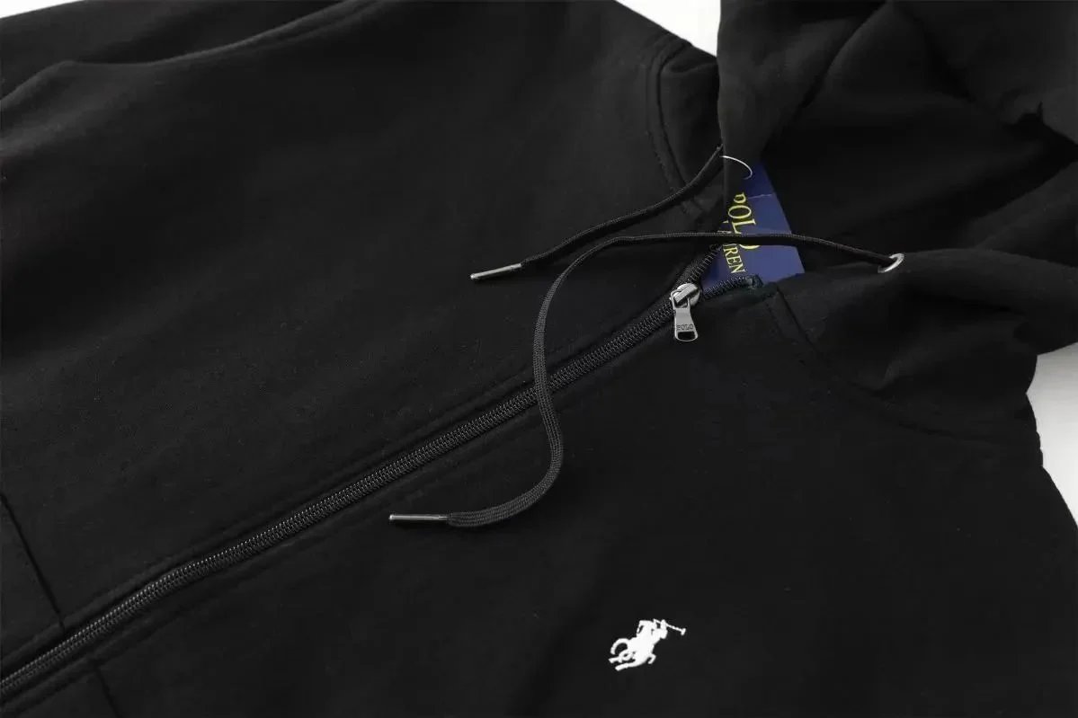 Polo Ralph Lauren Black Zip-Up Jacket - 4