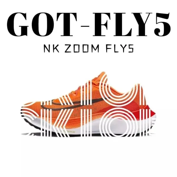 Nike Zoom Fly 5 Orange Running Shoes - 1