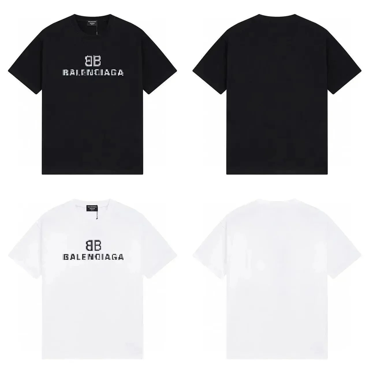 Balenciaga BB Logo T-Shirt Black - 6