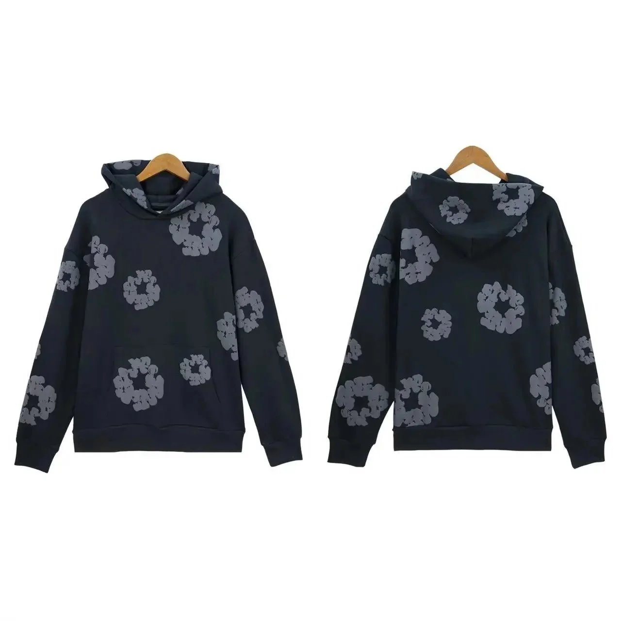 Off-White x Virgil Abloh 'System' All-Over Print Light Blue Zip-Up Hoodie - 7
