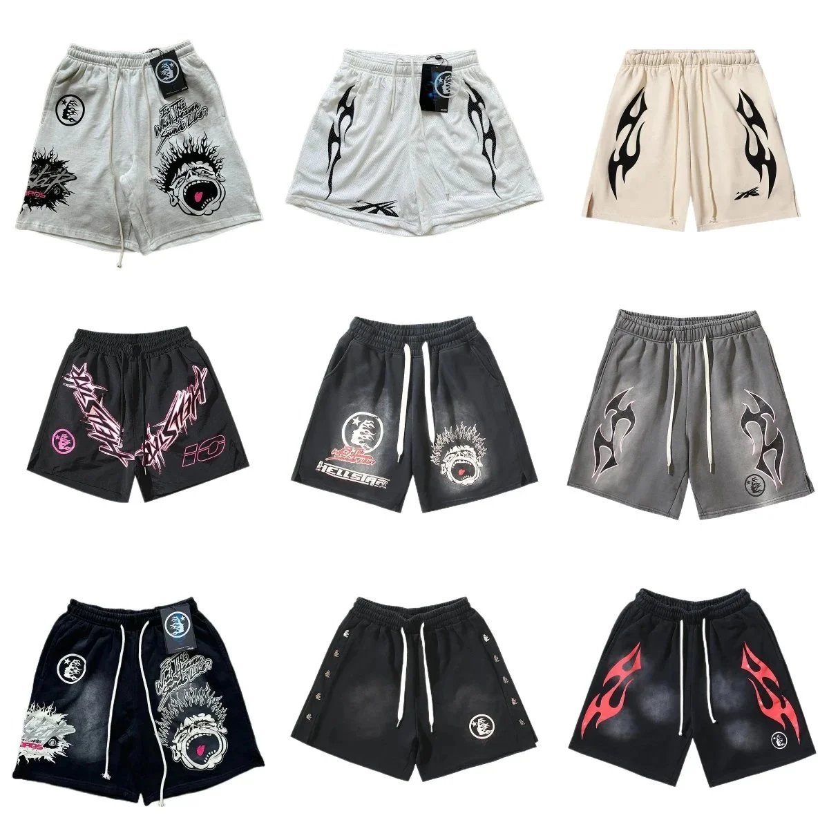 Hellstar Graphic Print Shorts