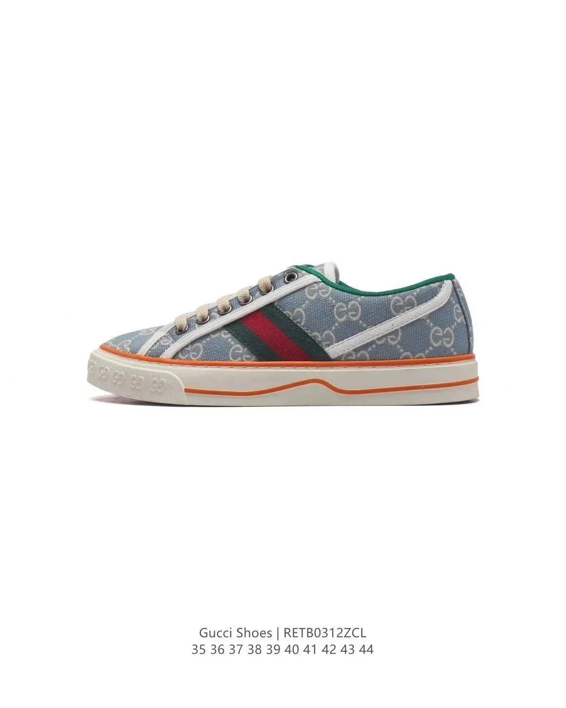 Gucci Ace GG Canvas Sneakers Blue Multicolor - 1