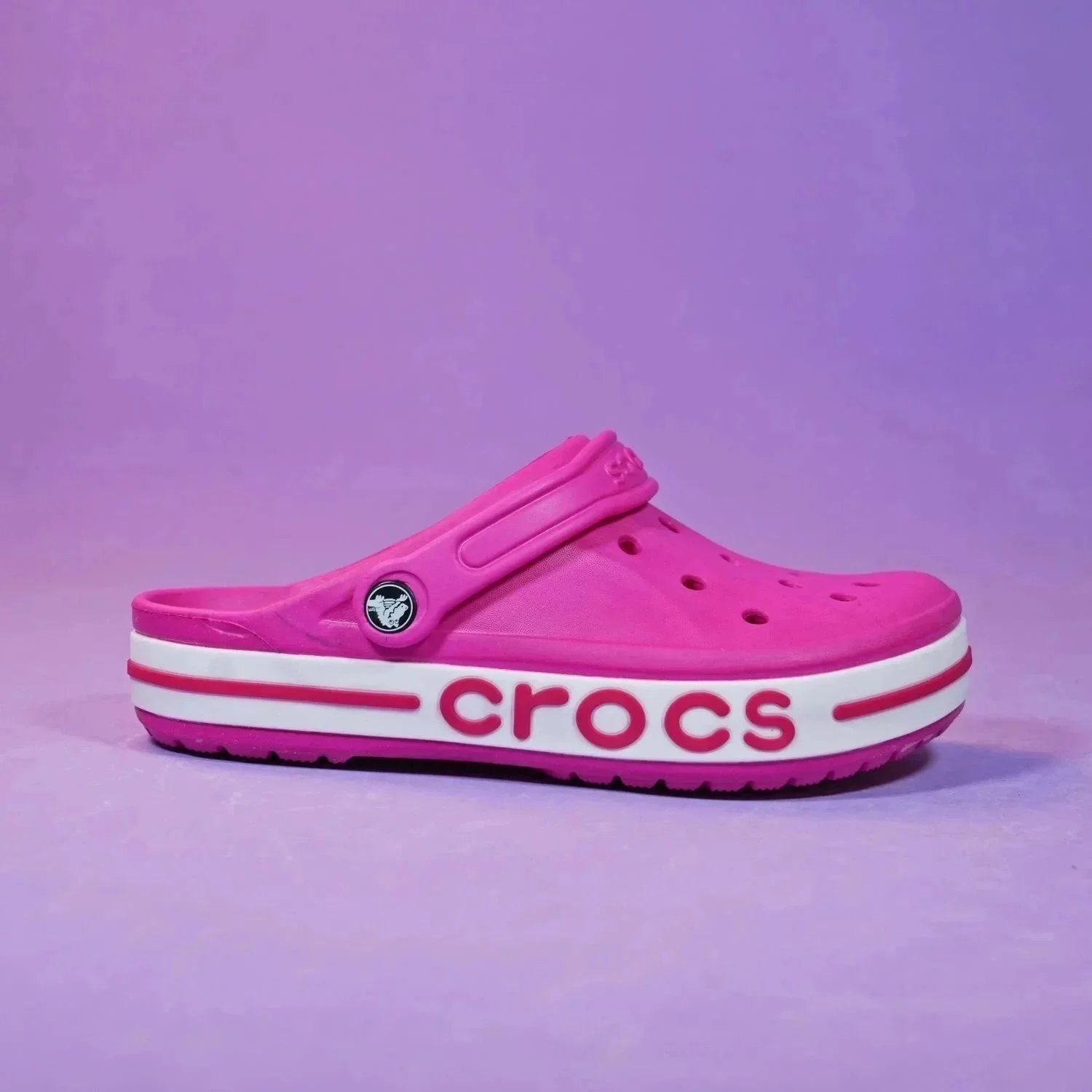 Crocs Classic Clog Gray with Lime Green Sole Casual Shoes - 10