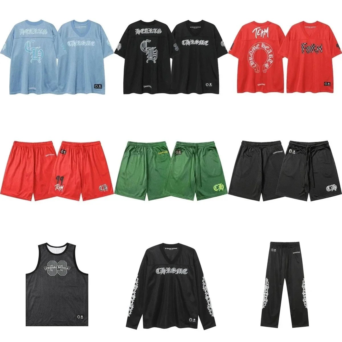 Chrome Hearts Gothic Logo Football Jersey