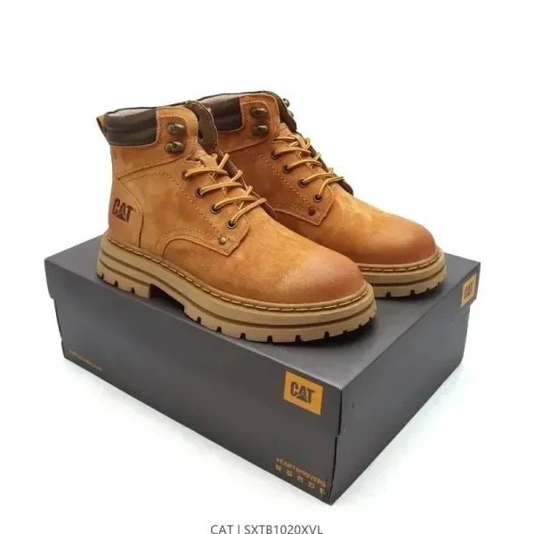 CAT SXTB1020XVL Tan Work Boots - 1