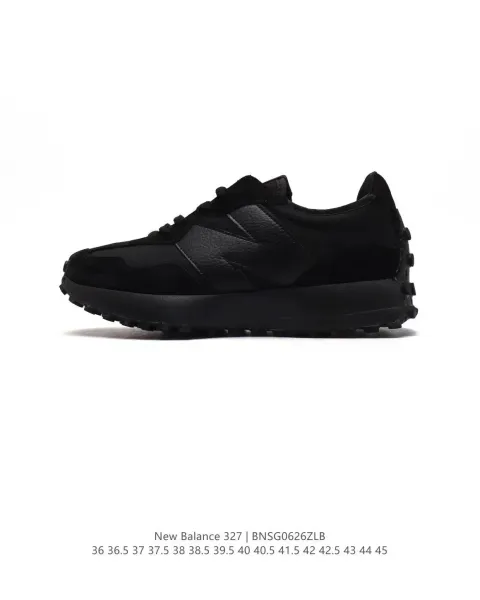 New Balance 327 All-Black Sneakers - 1