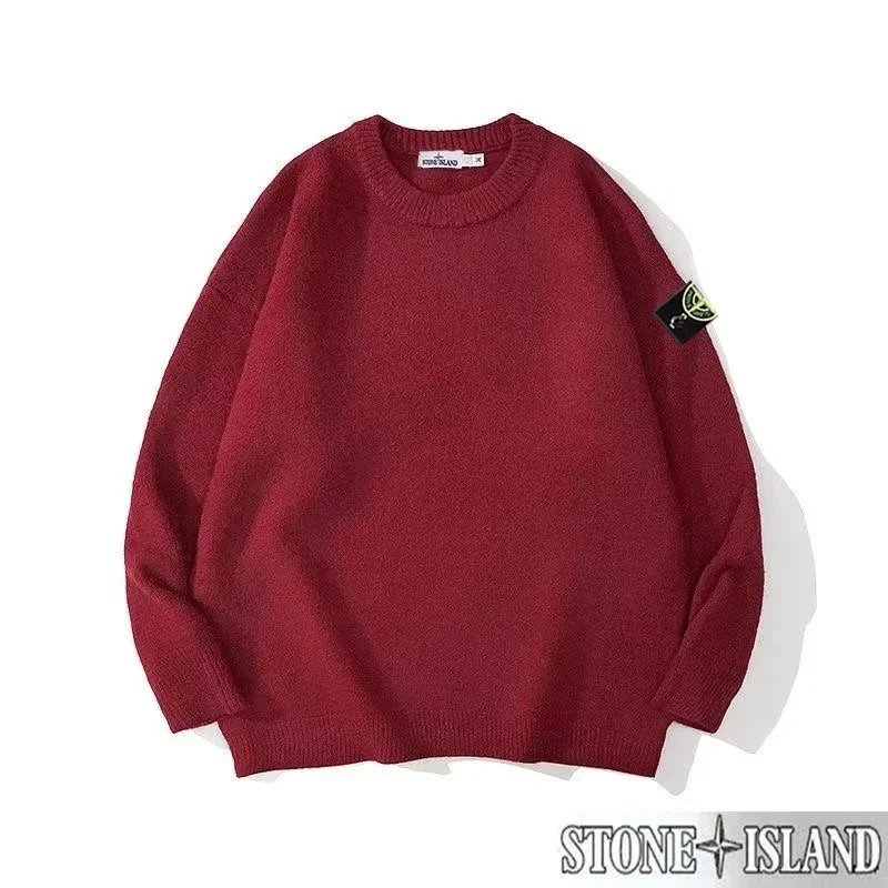 Stone Island Knit Sweater Turquoise Sweater - 8