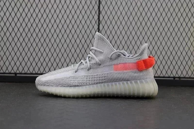 Adidas Yeezy Boost 350 V2 Zebra Gray Orange Sneakers