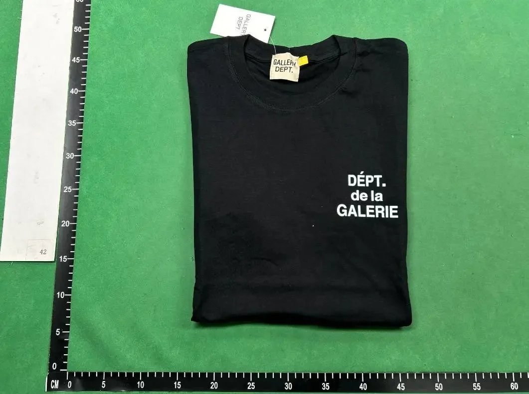 Gallery Dept Art Deco Black T-Shirt - 5