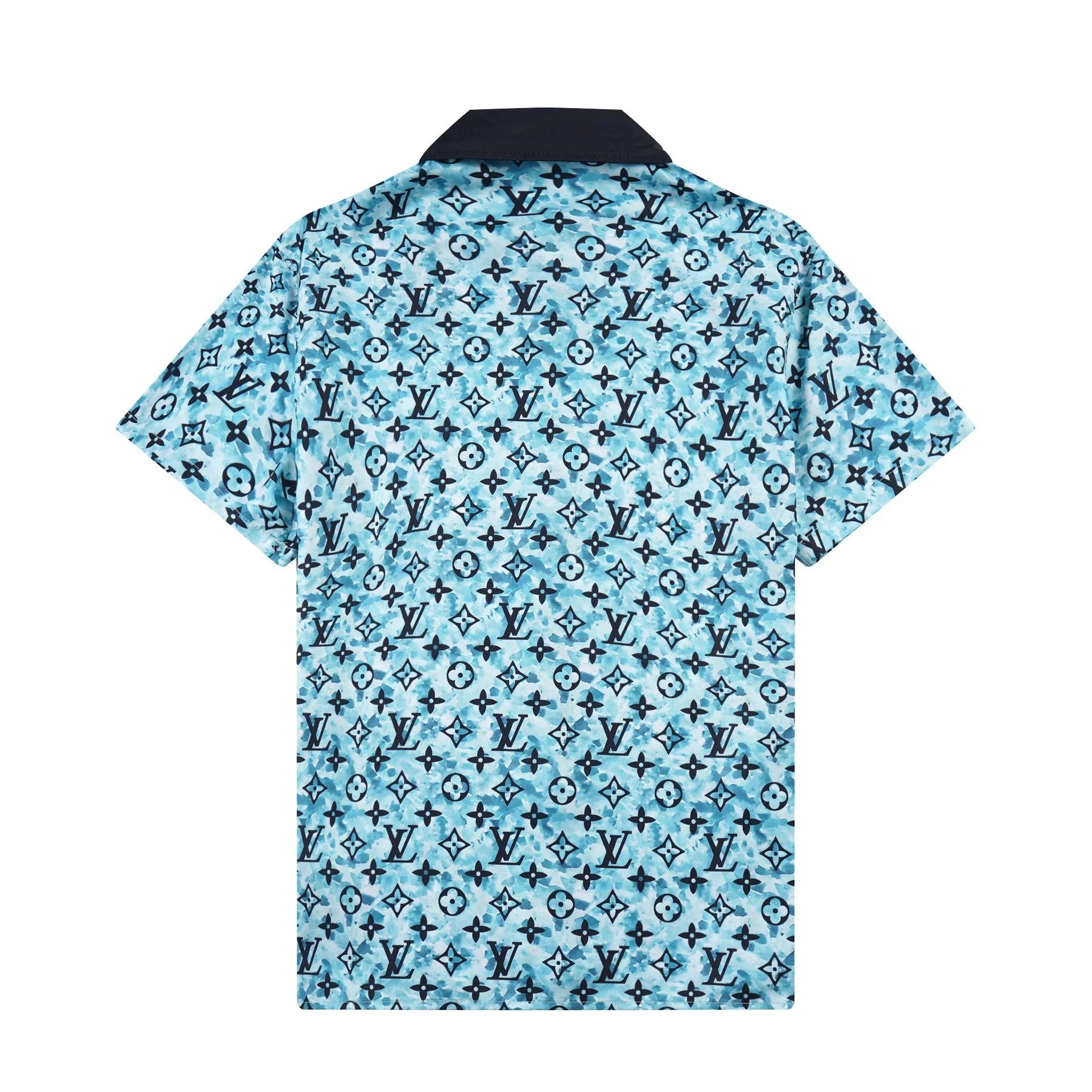 Versace Medusa Baroque Print Green Polo Shirt - 4
