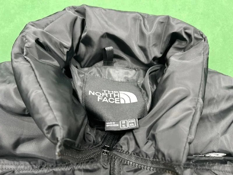 The North Face 1996 Retro Nuptse Yellow Black Down Jacket - 7