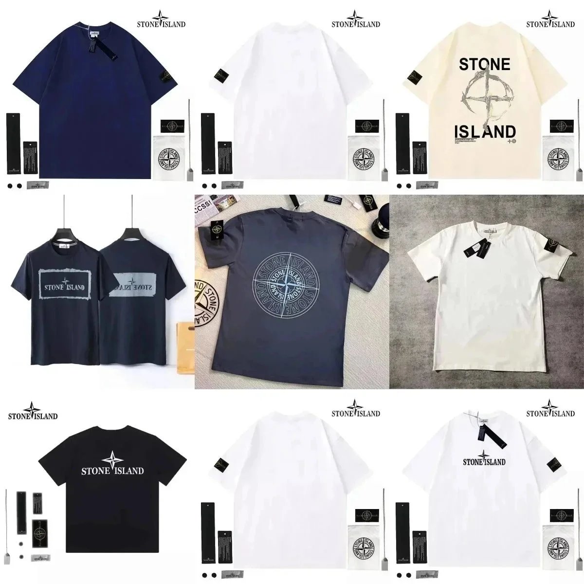 Stone Island Compass Patch Logo T-Shirt