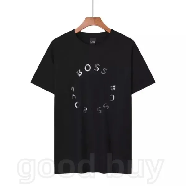 Hugo Boss Circular Logo Black T-Shirt - 1