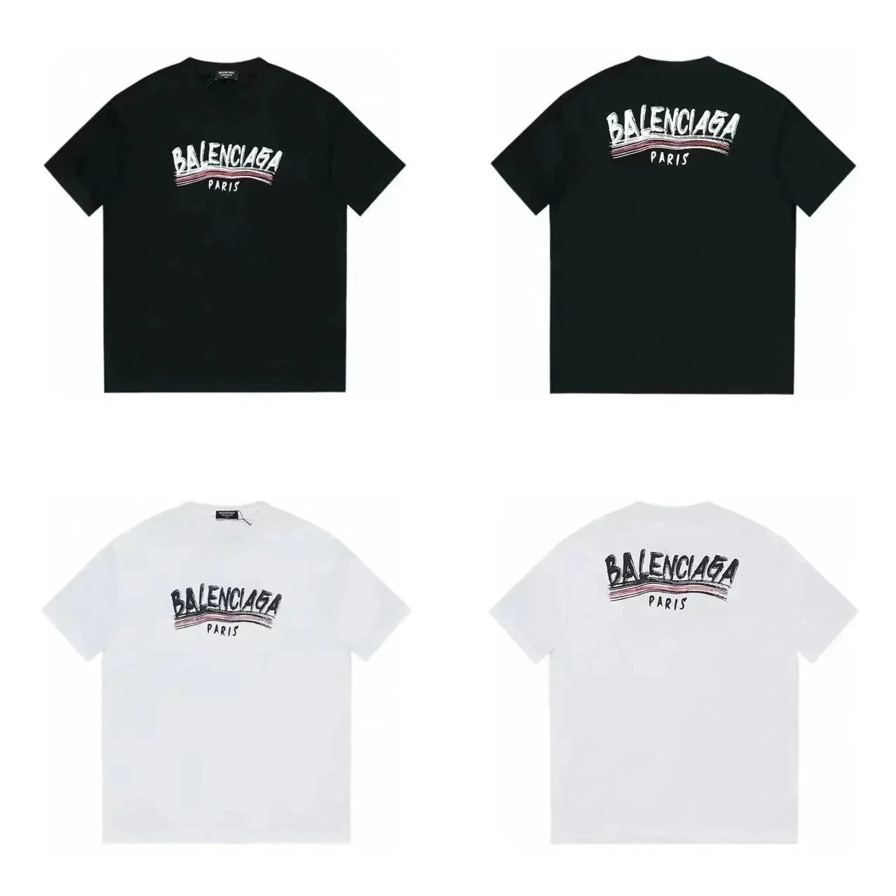 Balenciaga BB Logo T-Shirt Black - 7