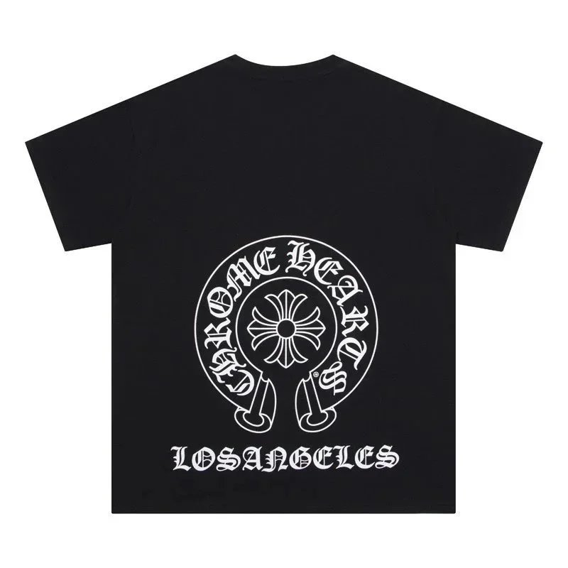 Chrome Hearts Red Cross Logo White T-Shirt - 8